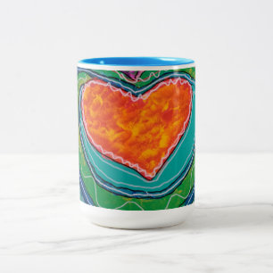 Caneca De Café Em Dois Tons Caneca em dois tons, 444 ml