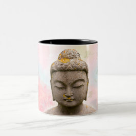 Caneca De Café Em Dois Tons Caneca em dois tons com imagem do Buddha