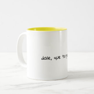 Caneca De Café Em Dois Tons Caneca Fofa com Verso em Espanhol