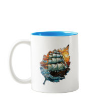 Caneca Folha Criativa para café ou chá