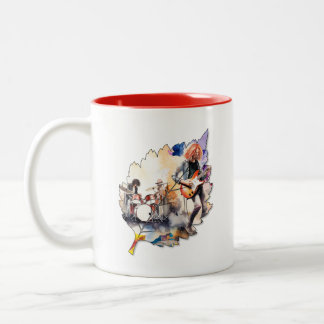 Caneca De Café Em Dois Tons Caneca Folha Criativa para café ou chá