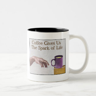 Caneca De Café Em Dois Tons caneca gênesis café
