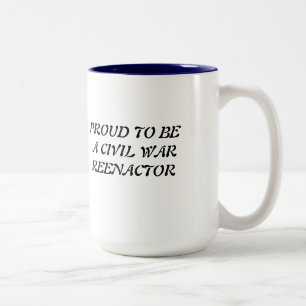 Caneca De Café Em Dois Tons CANECA, guerra civil