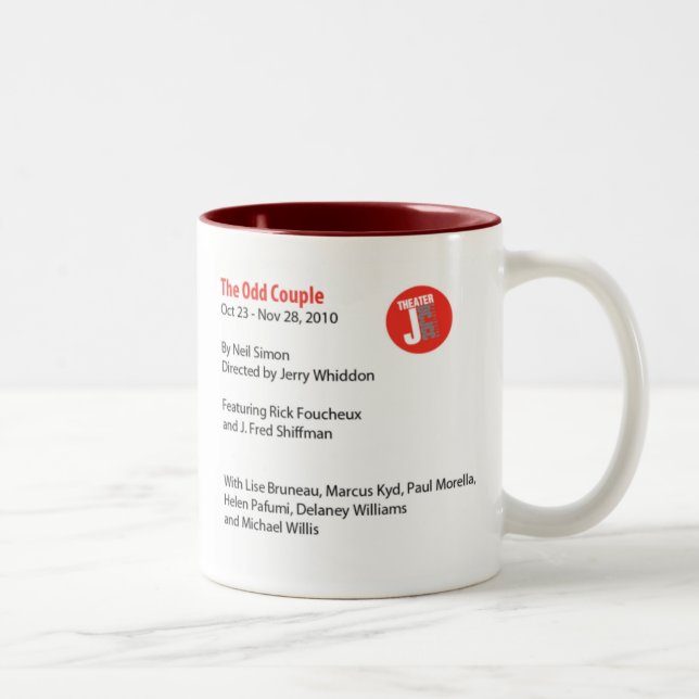 Caneca De Café Em Dois Tons caneca impar do casal de dois tons (Direita)