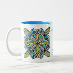 Caneca De Café Em Dois Tons Caneca Personalizada Livros Café e Zero Desculpas