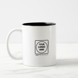 Caneca De Café Em Dois Tons Caneca promocional personalizada com logotipo em d