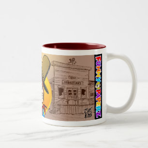Caneca De Café Em Dois Tons CANECA: "Sebastian velho "