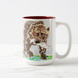 Caneca De Café Em Dois Tons Caneca/ Urso Cinzento