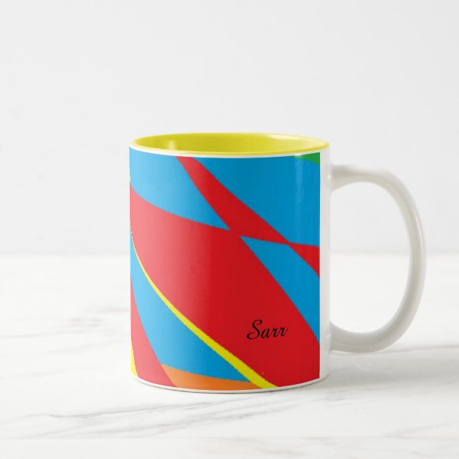 Caneca De Café Em Dois Tons Caneca: Viagem (Direita)