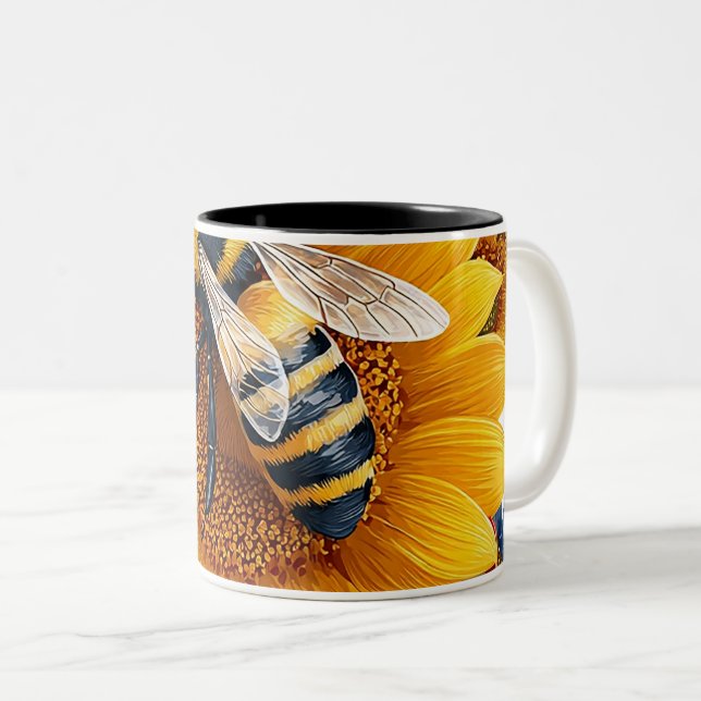 Caneca De Café Em Dois Tons CanecaDeCafé (Frente Esquerda)