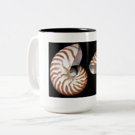 Caneca De Café Em Dois Tons Caneta de café de 2 tons de Nautilus
