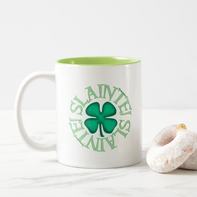 Caneca De Café Em Dois Tons Caneta de dois tons (Com Donut)