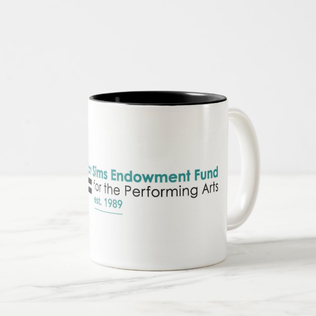 Caneca De Café Em Dois Tons Caneta de dois tons (Frente Esquerda)