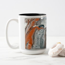 Caneca De Café Em Dois Tons Caneta de dois tons Strata 15oz