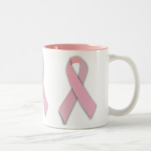 Caneca De Café Em Dois Tons Caneta de Fita Rosa