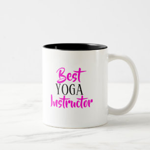 Caneca De Café Em Dois Tons Caneta de instrutor do Best YOGA