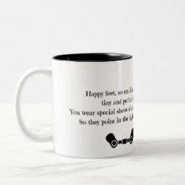 Caneca De Café Em Dois Tons Caneta de reconhecimento de pé-de-bico