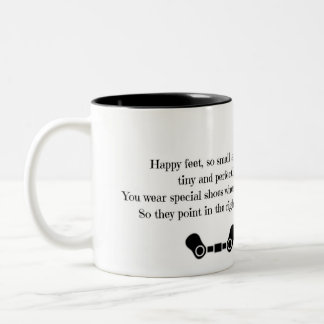 Caneca De Café Em Dois Tons Caneta de reconhecimento de pé-de-bico
