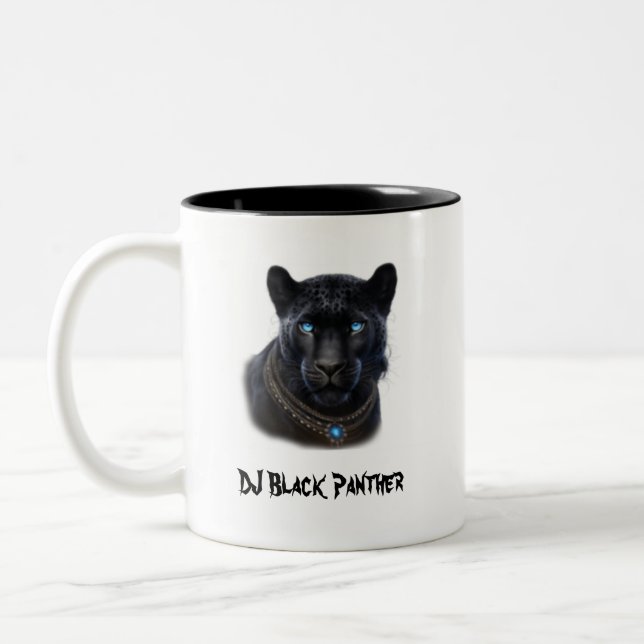 Caneca De Café Em Dois Tons Caneta Pantera Negra DJ (Esquerda)