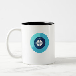 Caneca De Café Em Dois Tons Caneta Solfege Music Symbol