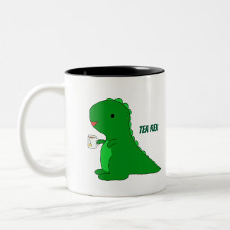 Caneca De Café Em Dois Tons Caneta Tea Rex