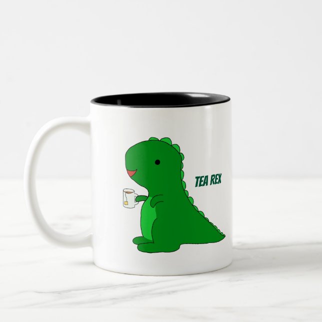Caneca De Café Em Dois Tons Caneta Tea Rex (Esquerda)