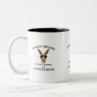 Caneca De Café Em Dois Tons canguru à conclusão