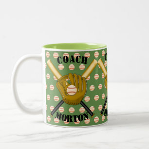 Caneca De Café Em Dois Tons Canhão de beisebol