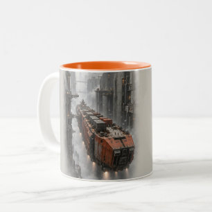 Caneca De Café Em Dois Tons Canhão de Carga