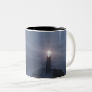 Caneca De Café Em Dois Tons Canhão de Luz e Salvação