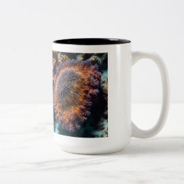 Caneca De Café Em Dois Tons Canhão de pepino marinho