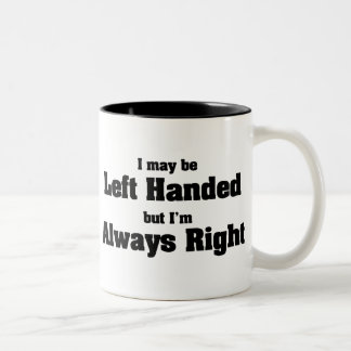Caneca De Café Em Dois Tons Canhoto