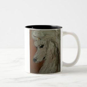 Caneca De Café Em Dois Tons Caniche padrão