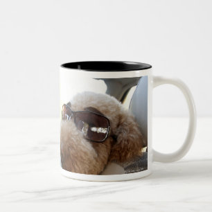 Caneca De Café Em Dois Tons caniche padrão 3