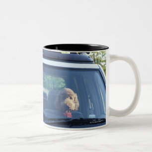 Caneca De Café Em Dois Tons caniche padrão 4