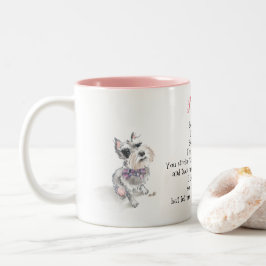 Caneca De Café Em Dois Tons Canina