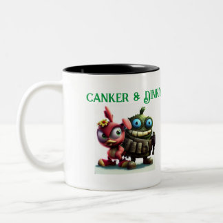 Caneca De Café Em Dois Tons Canker & Dinky Classic