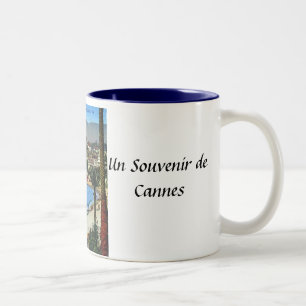 Caneca De Café Em Dois Tons Cannes Souvenir Mug
