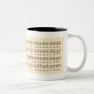 Caneca De Café Em Dois Tons Cantate Domino Mug