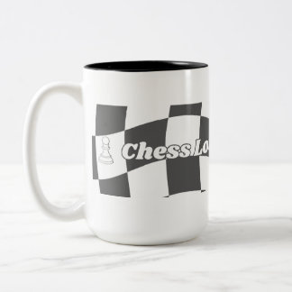 Caneca De Café Em Dois Tons Canto de Chess Lover