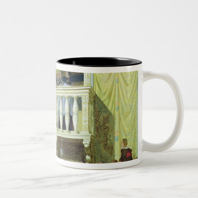Caneca De Café Em Dois Tons Cantoria na capela de Sistine (Direita)