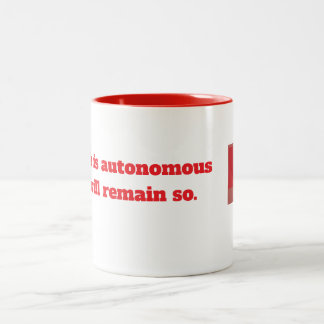 Caneca De Café Em Dois Tons Canugo