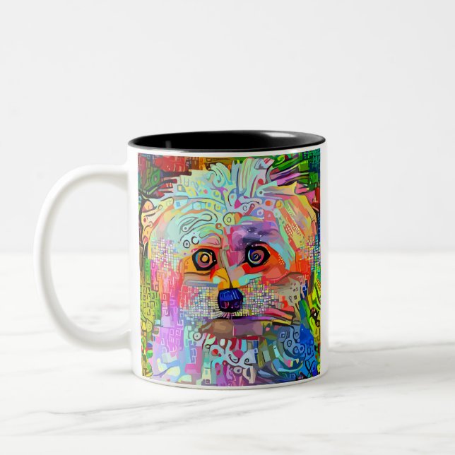 Caneca De Café Em Dois Tons Canw-sitive Vibes Mug (Esquerda)