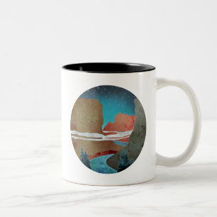 Caneca De Café Em Dois Tons Canyon Birds