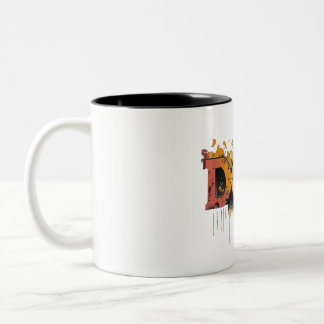 Caneca De Café Em Dois Tons Cão amante