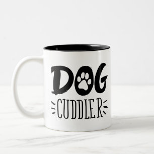 Caneca De Café Em Dois Tons Cão Cachorro Cachorro Feliz Cachorro Desenhou Pat