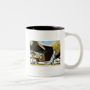 Caneca De Café Em Dois Tons Cão de guerra