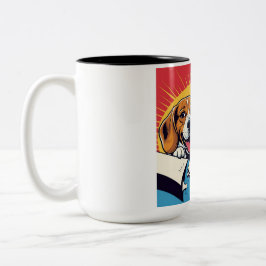 Caneca De Café Em Dois Tons Cão e Gato | Dois Amigos