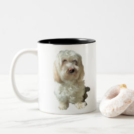 Caneca De Café Em Dois Tons Cão Mug Havanese
