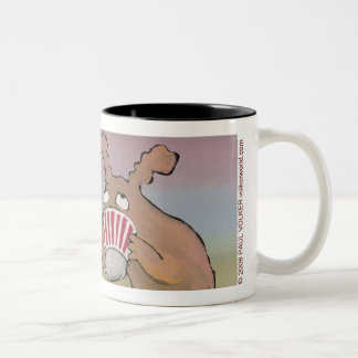 CANECA DE CAFÉ EM DOIS TONS CÃO QUE HUFFING $14,95